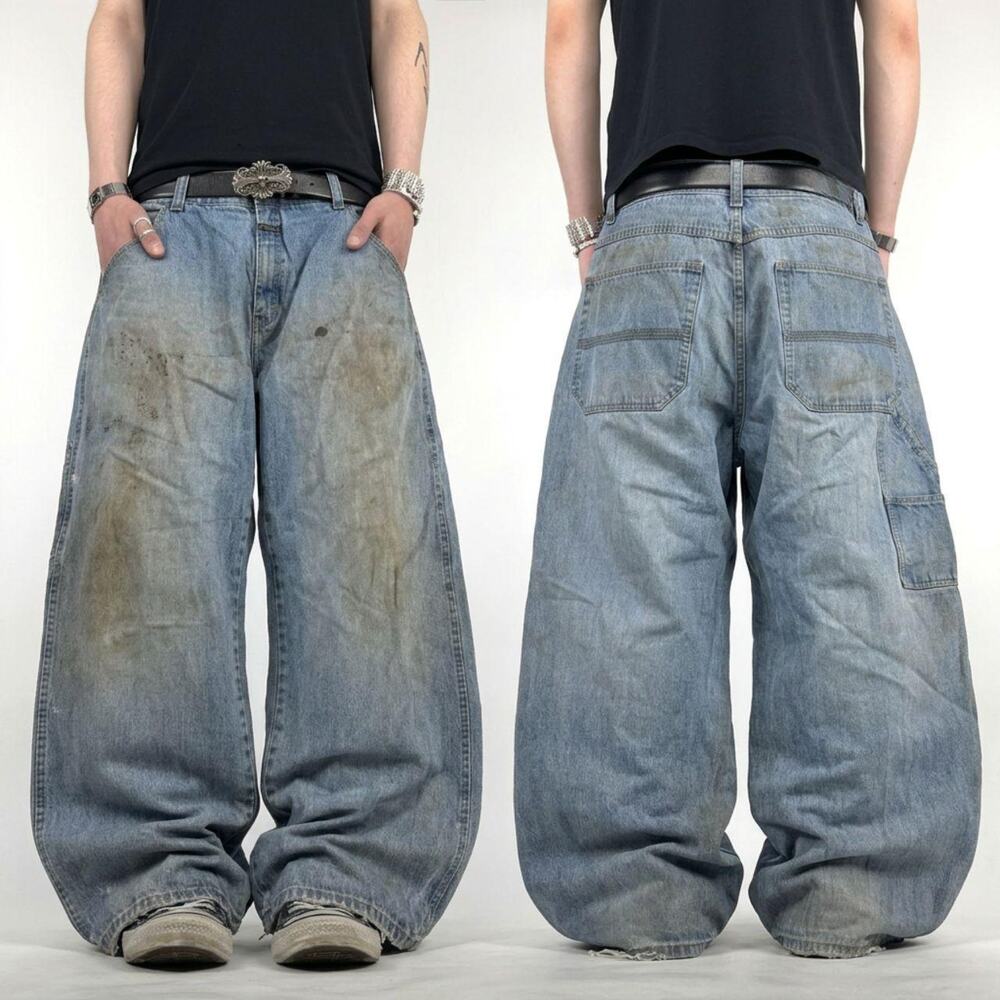 Vintage y2k marithe francois girbaud baggy rare stonewash archive jeans